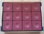 Billardkreide Silver Cup burgund 12er Pack
